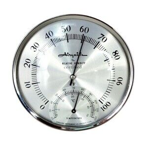 VTG Airguide Temperature Relative Humidity Certified Barometer USA Wall Mount